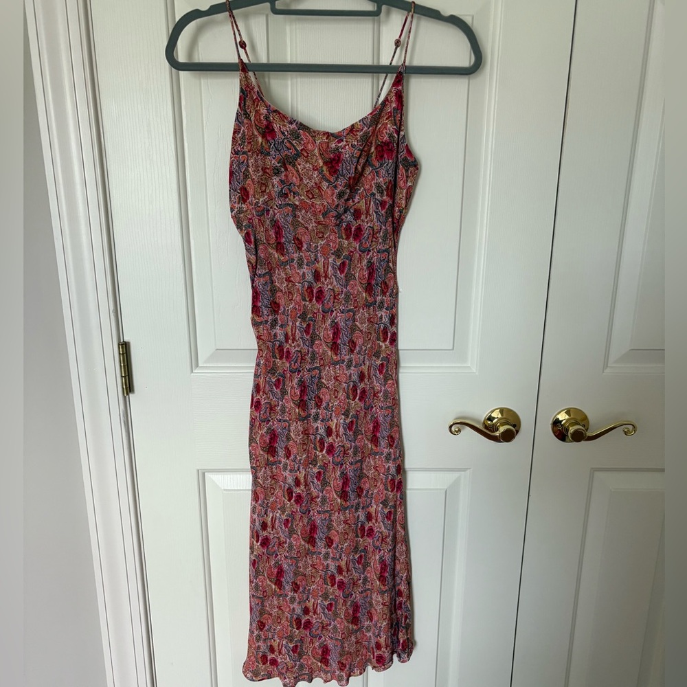 Vintage Strappy Midi Slip Dress